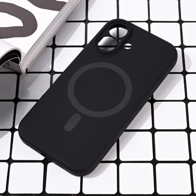 Torbica Magsafe Pure color za iPhone 16 6.1 crna