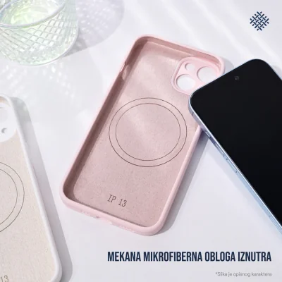 Torbica Magsafe Pure color za iPhone 17 Pro Max 6.9 roze