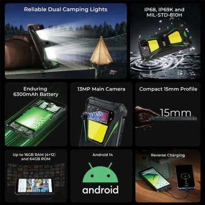 Oukitel G5 Rugged Smartphone 4G 4/64GB 6300mAh