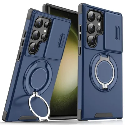Torbica CamShield Ring stand za Samsung S918B Galaxy S23 Ultra plava