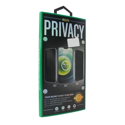  Zaštitno staklo privacy 2.5D full glue za iPhone 15 Pro Max 6.7 crni