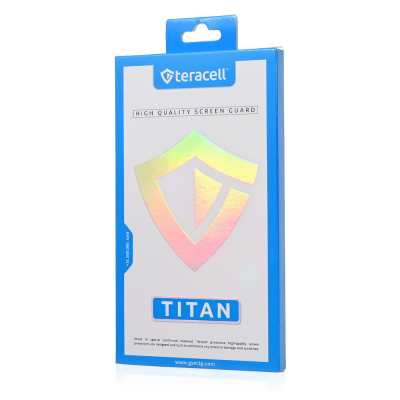 Zastitno staklo Tempered glass Teracell Titan 2.5D za iPhone 15 Pro 6.1 crni