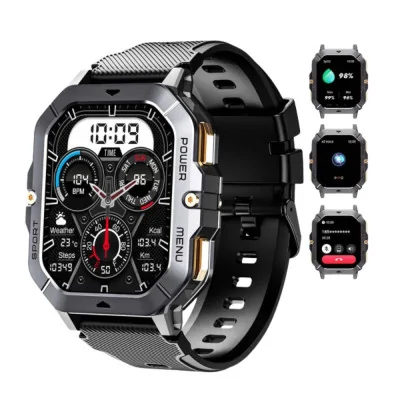 Oukitel BT101 crn Smart Watch Military 410mAh/Heart rate/SpO2/Blood Pressure/Accelerometer