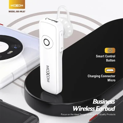 Bluetooth headset (slusalica) Moxom MX-WL67 bela