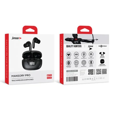 Slušalice bluetooth Superior Mansory Pro ANC+ENC crne