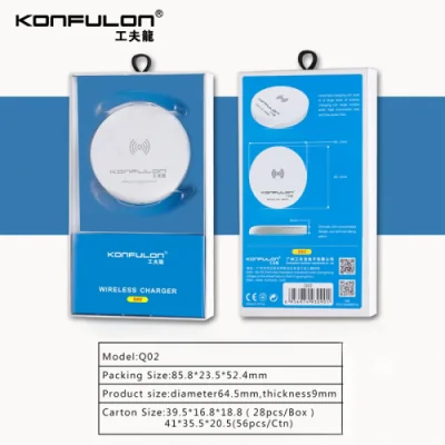 Wireless punjač KONFULON Q02 10W beli
