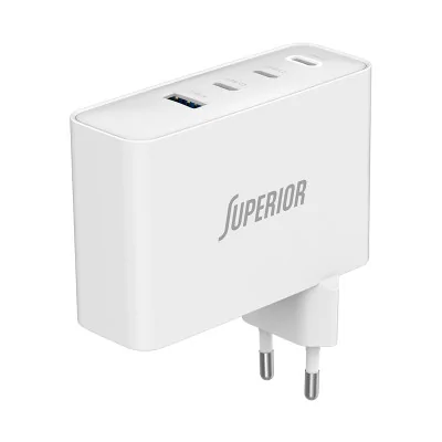 Kućište punjača Superior SU-10001ACCC 100W 5A GaN Fast PD + USB