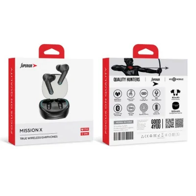 Slušalice bluetooth Superior Mission X ENC crne