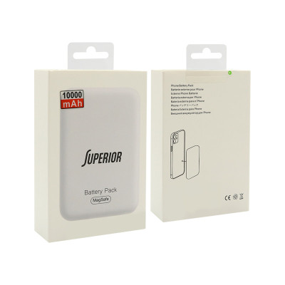 Power bank MagSafe Superior 15W 10000 mAh crni