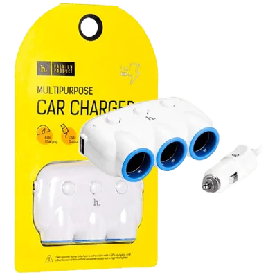 Hoco Auto punjač/razdelnik  za telefon , 2 x USB, 5V / 3.1 A - C1