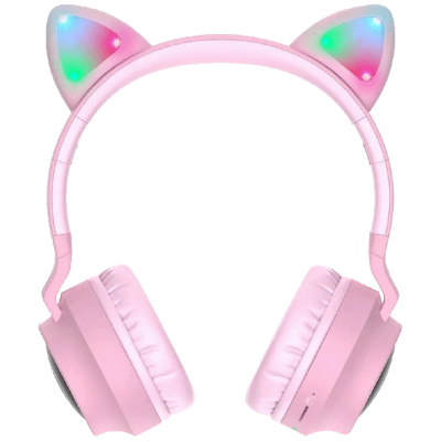 Hoco W27 Cat Ear Bluetooth Slušalice Pink
