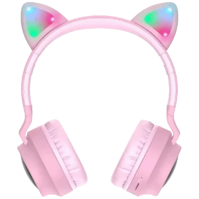 Hoco W27 Cat Ear Bluetooth Slušalice Pink