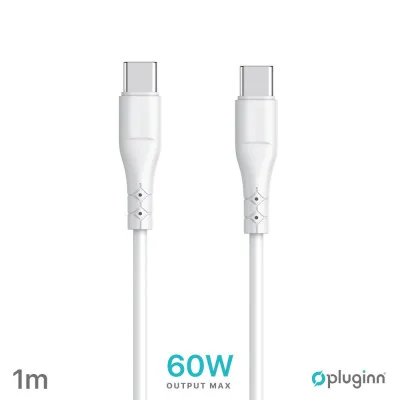 Pluginn Data kabl PI-PD 60W Type C na Type C beli 1m