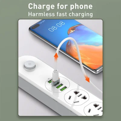 Adapter LDNIO LC150 Type C na USB sivi