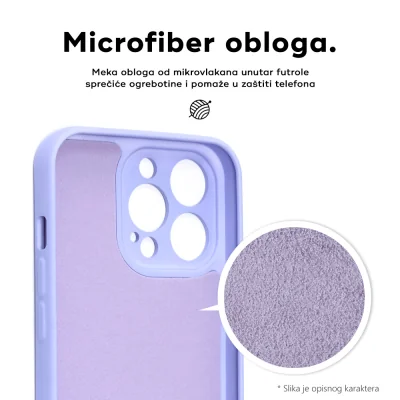 Torbica Teracell Soft Velvet za iPhone 13 Pro 6.1 crna