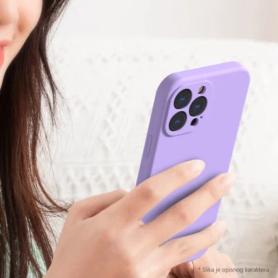 Torbica Teracell Soft Velvet za iPhone 13 Pro 6.1 crna