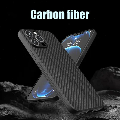 Torbica Carbon fiber za Xiaomi Redmi Note 13 Pro 4G (EU) crna