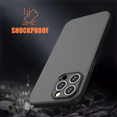 Torbica Carbon fiber za Xiaomi Redmi Note 13 Pro 4G (EU) crna