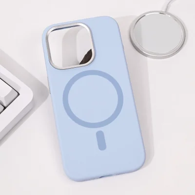 Torbica Magsafe Pure Plus za iPhone 14 Pro 6.1 svetlo plava