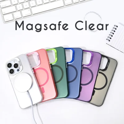 Torbica Magsafe Clear za iPhone 13 6.1 crna